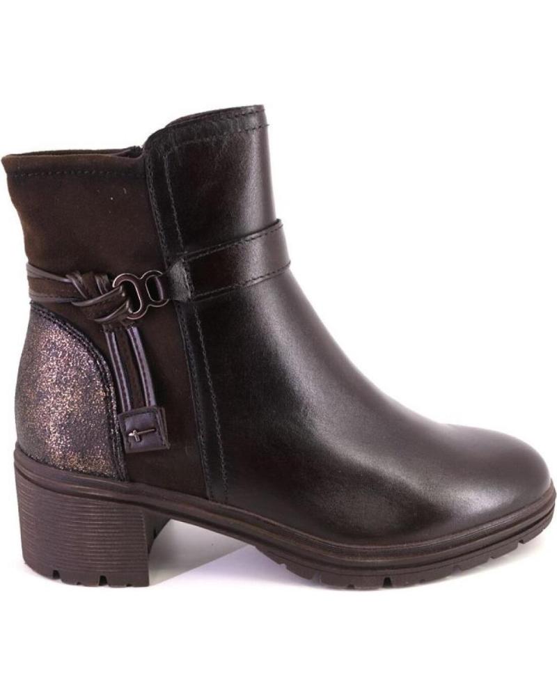 TAMARIS 25823 BOTINES DE PIEL MARRÓN MARRON