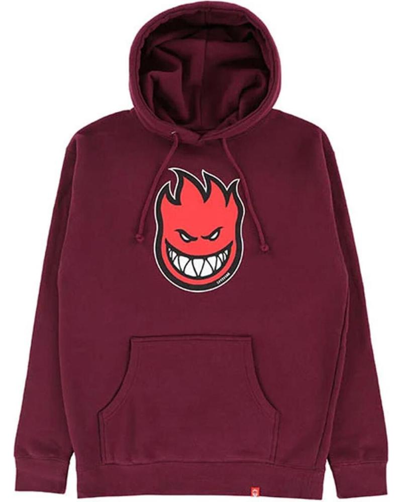SUDADERA CON CAPUCHA SPITFIRE BIGHEAD FILL BURDEOS NAN