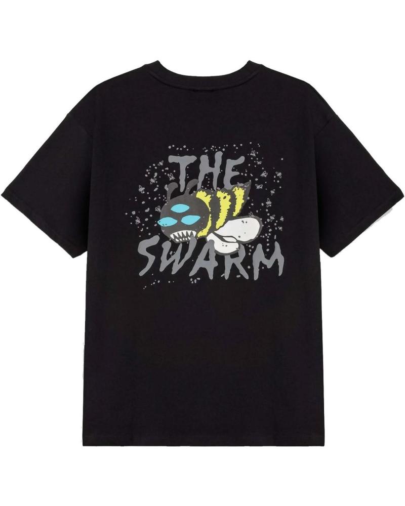CAMISETA GRIMEY NEGRA 'THE SWARM' CON ESTAMPADO GRÁFICO NEGRO