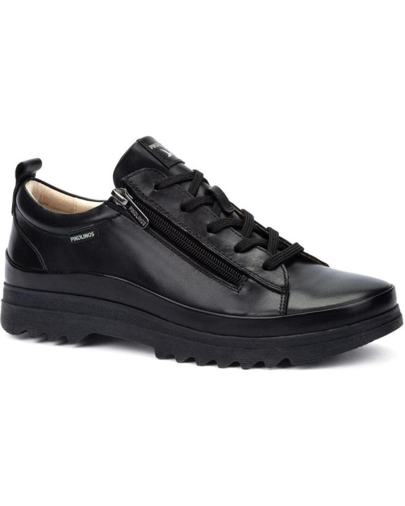 PIKOLINOS ZAPATILLAS VIGO W3W-6979C6 DE PIEL NEGRA BLACK
