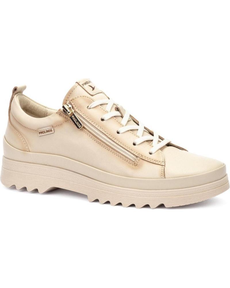 PIKOLINOS ZAPATILLAS VIGO W3W-6979C6 DE PIEL MARFIL MARFIL