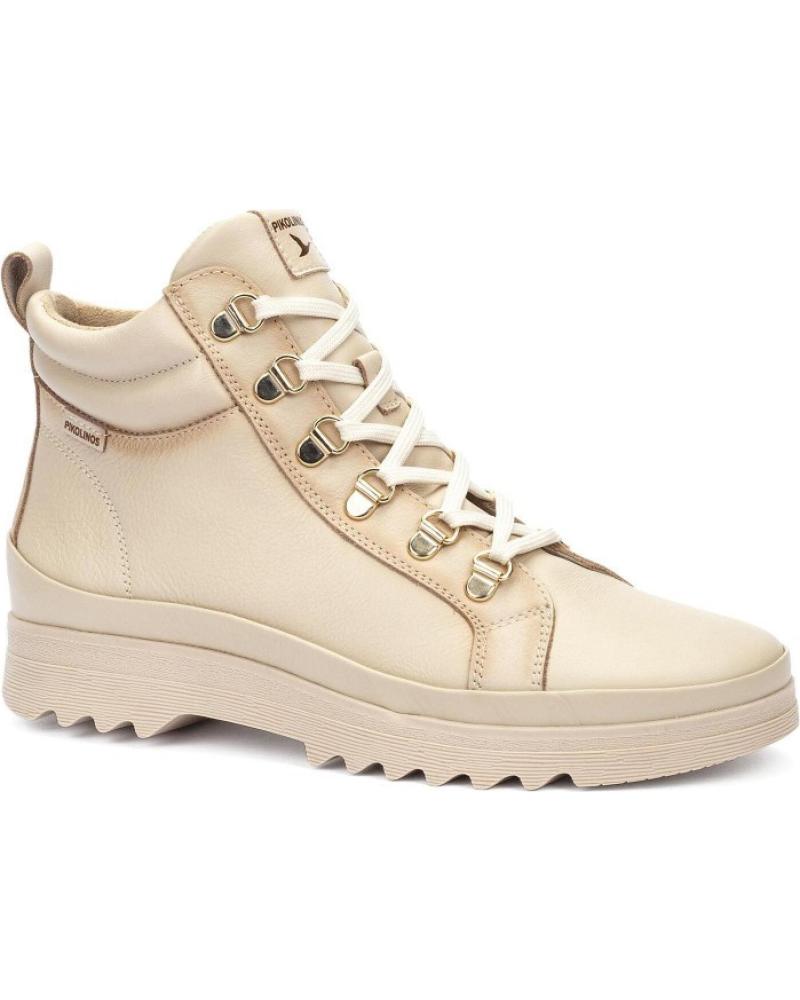 BOTÍN DEPORTIVO PIKOLINOS VIGO DE PIEL W3W-8564C11 MARFIL MARFIL