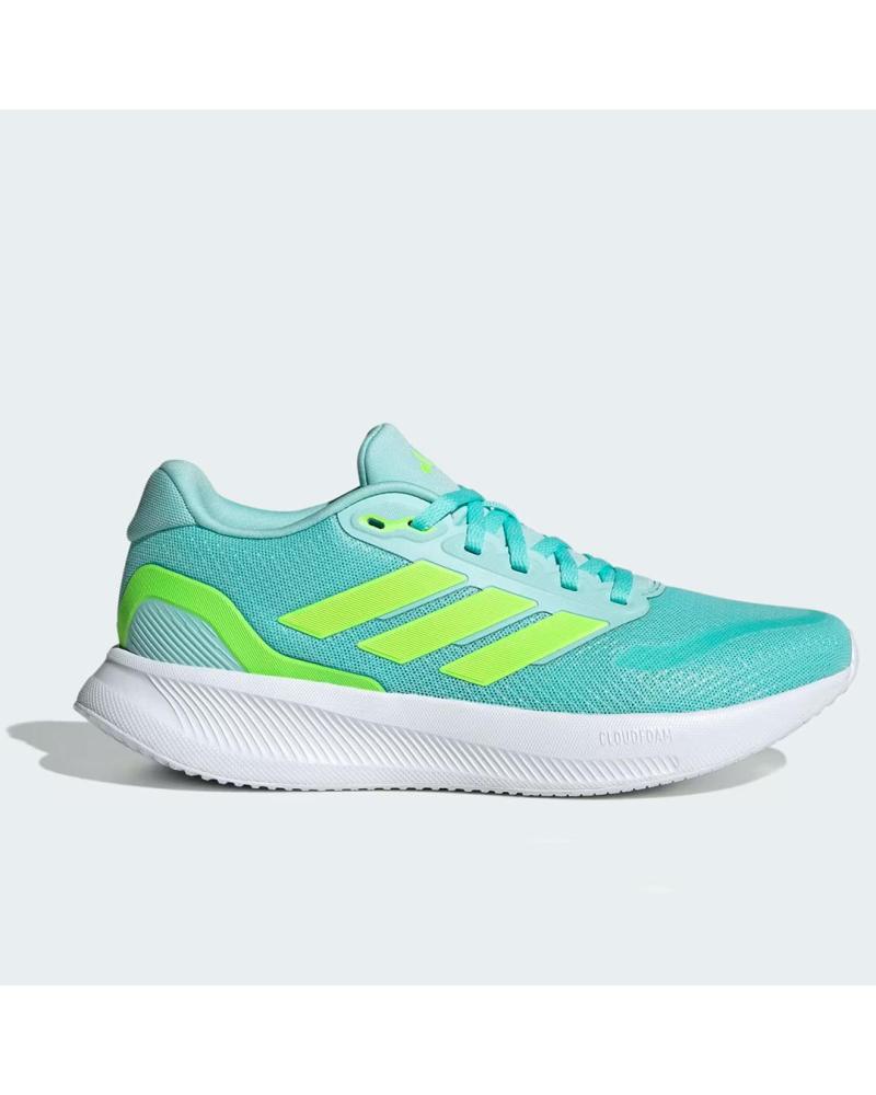 ZAPATILLAS RUNNING ADIDAS RUNFALCON 5 JR3088 VERDE AGUA VERDE AGUA