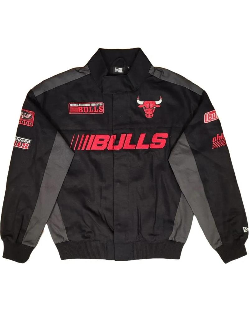 CHAQUETA MOTORSPORT NEW ERA CHICAGO BULLS NBA NEGRA 0
