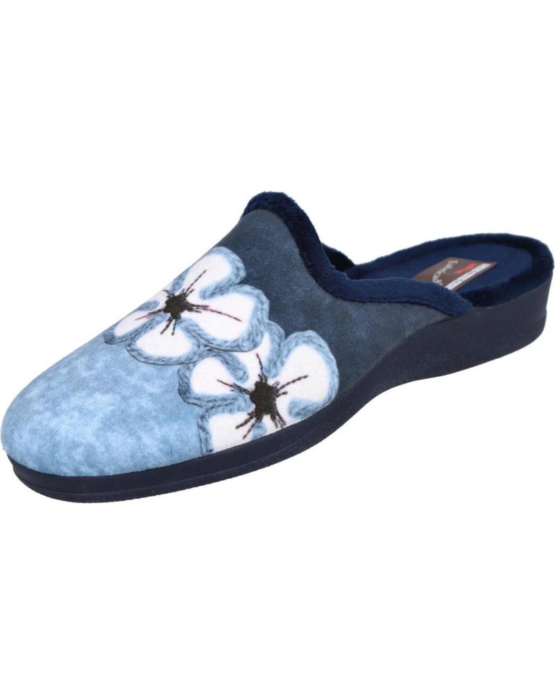 BUBBLE BOBBLE 460 - ZAPATILLAS DE CASA CON ESTAMPADO FLORAL MARINO MARINO