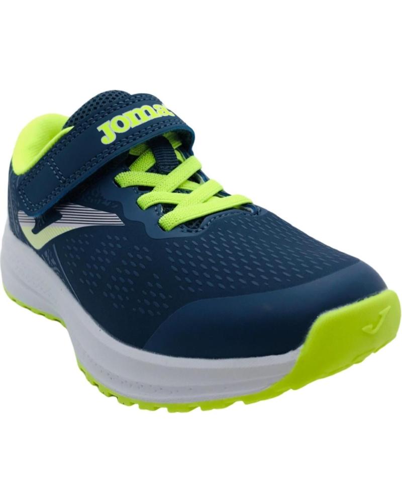 JOMA VICTORY JR 2533 - ZAPATILLAS CASUAL NIÑO AZUL MARINO / AMARILLO FLÚOR AZUL