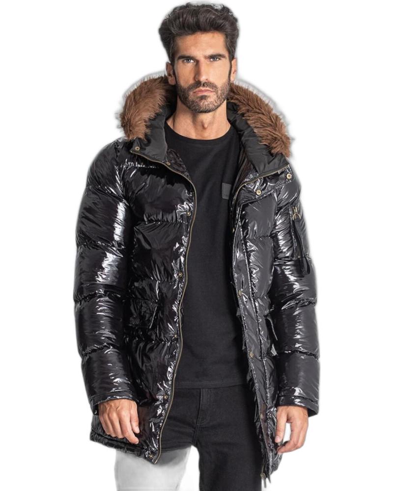 GIANNI KAVANAGH ABRIGO BRILLANTE ID NEGRO