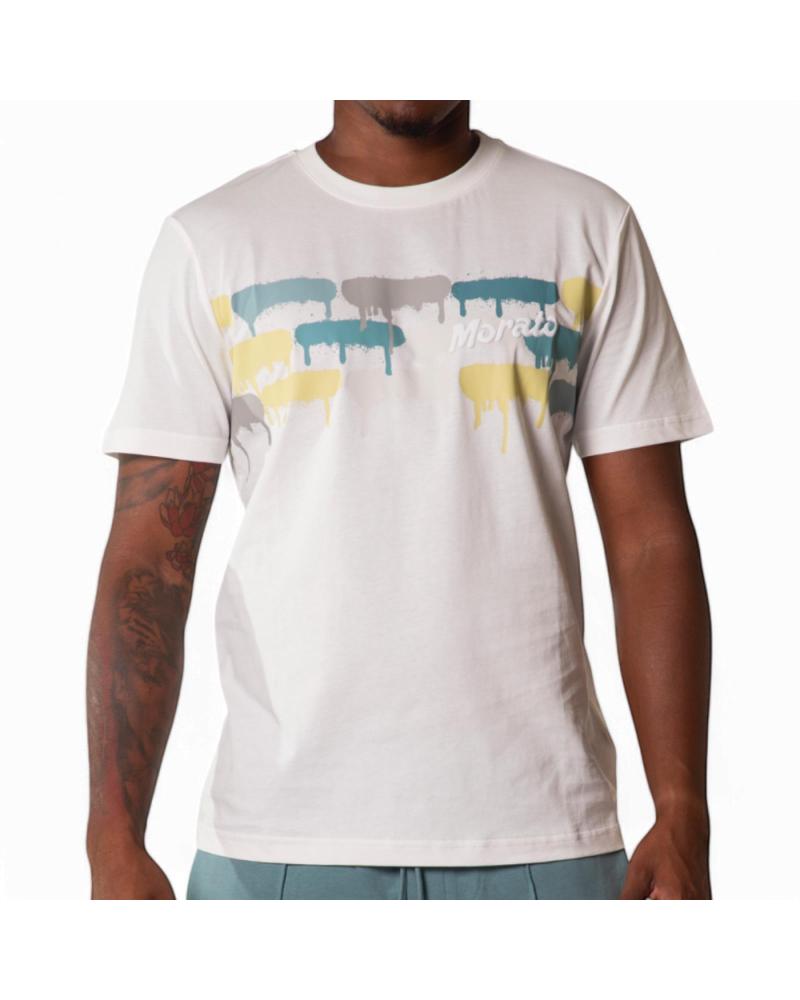 ANTONY MORATO CAMISETA BLANCA CON EFECTO PINCELADAS