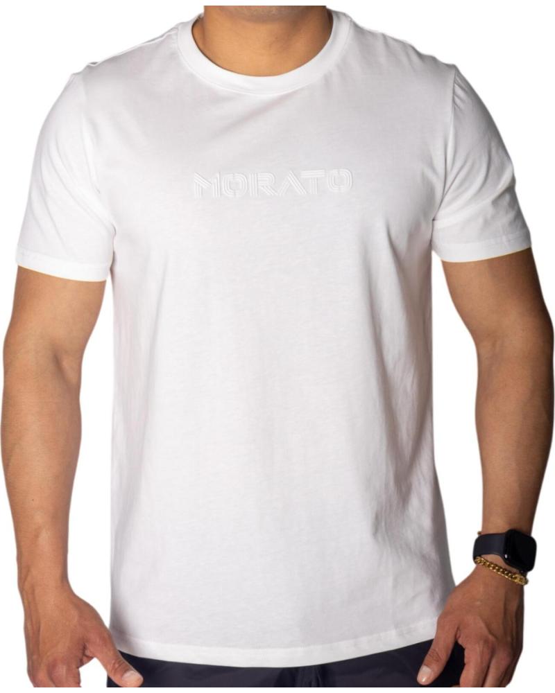 CAMISETA ANTONY MORATO BLANCO CREMA CON LOGOTIPO ESTAMPADO