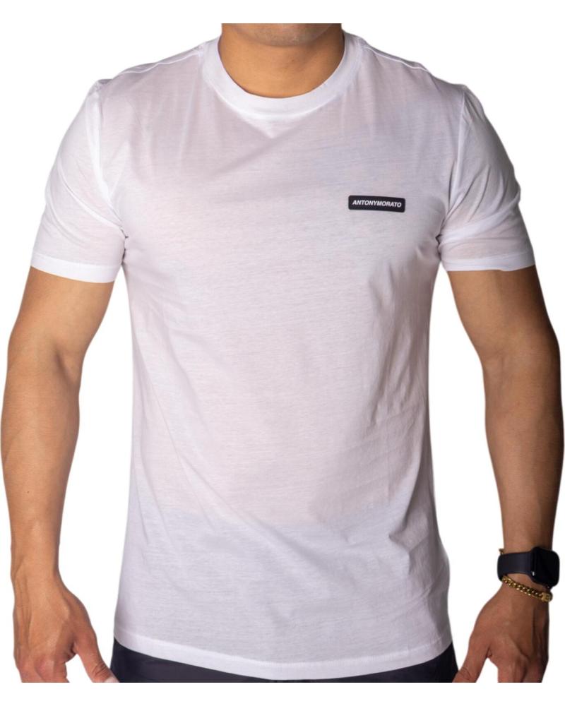 CAMISETA ANTONY MORATO DE ALGODÓN MERCERIZADO BLANCO