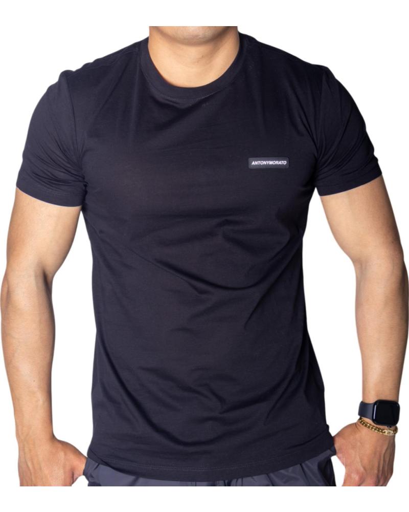 ANTONY MORATO CAMISETA DE ALGODÓN MERCERIZADO NEGRO