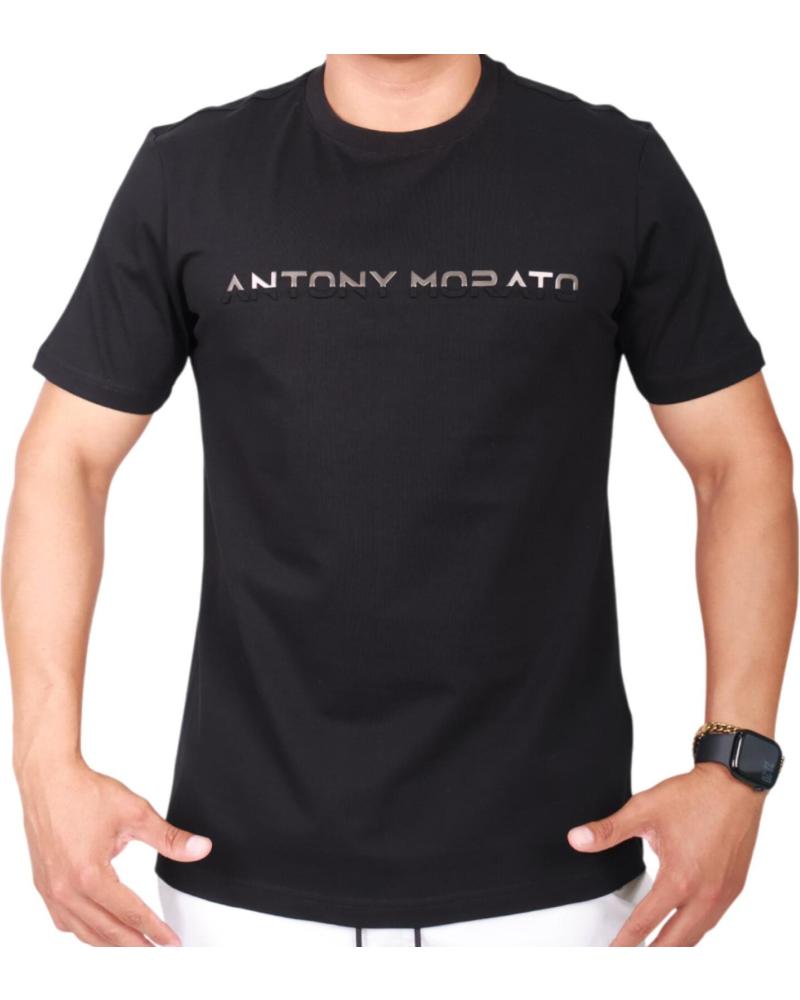 ANTONY MORATO CAMISETA LOGO LAMINADO NEGRO