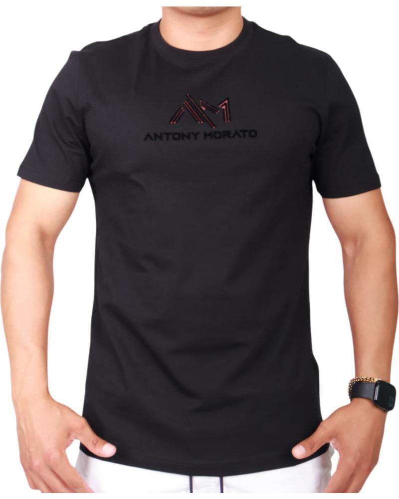 CAMISETA ANTONY MORATO LOGO NEW 3D ALGODÓN NEGRO