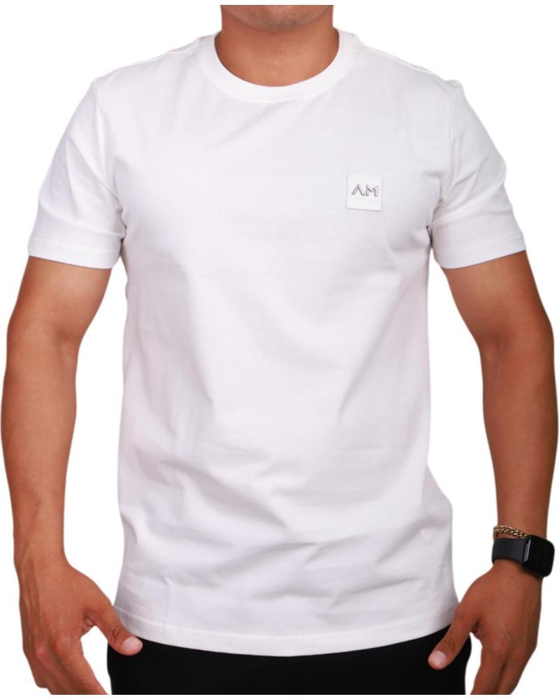 CAMISETA ANTONY MORATO ALGODÓN LOGO PEQUEÑO BLANCO