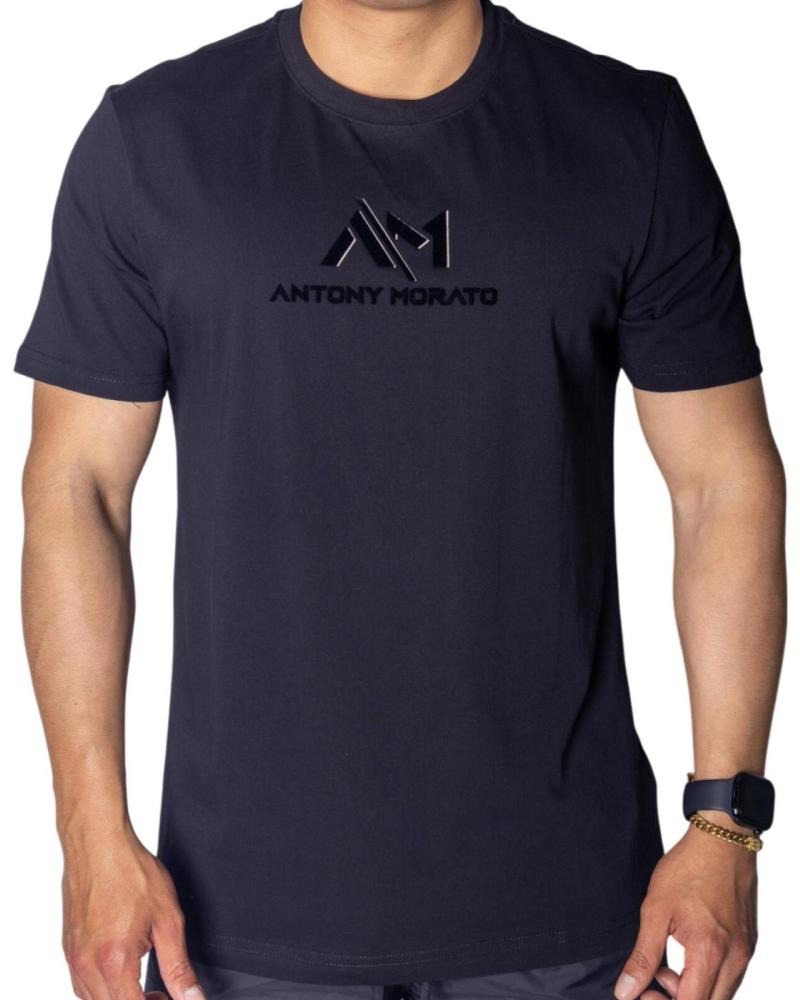 ANTONY MORATO CAMISETA NEGRA CON LOGO 3D ESTAMPADO