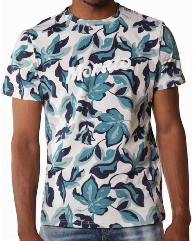 CAMISETA ANTONY MORATO DE PURO ALGODÓN CON ESTAMPADO FLORAL BLANCO