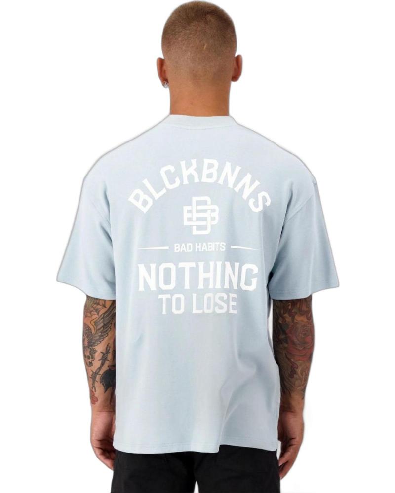 BLACK BANANAS CAMISETA 'BAD HABITS' AZUL