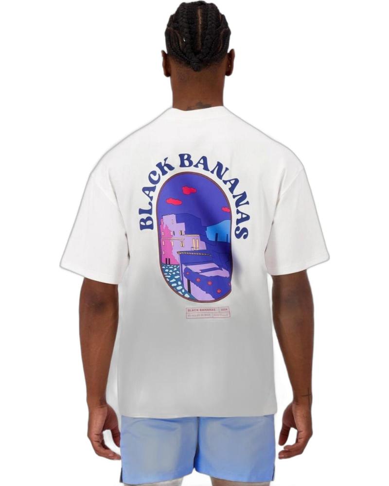 CAMISETA OVERSIZE BLACK BANANAS FLIGHT BLANCA