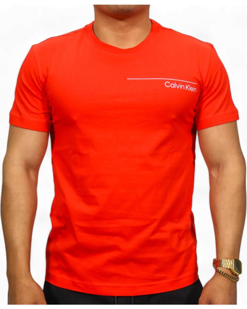CALVIN KLEIN CAMISETA BASIC LINE ROJA