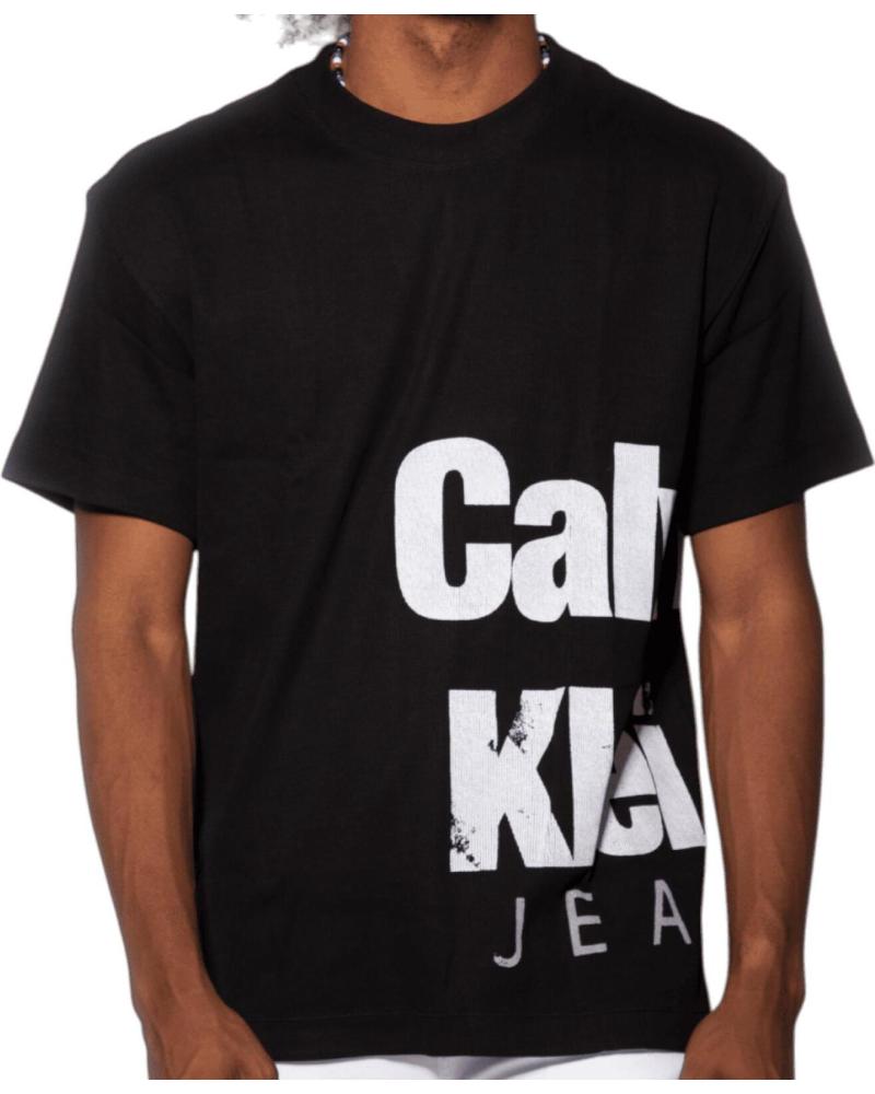 CALVIN KLEIN JEANS CAMISETA NEGRA BOLD INSTITUTIONAL