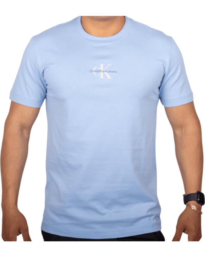 CALVIN KLEIN CAMISETA CALVIN KLEIN JEANS MONOLOGO BASIC CELESTE
