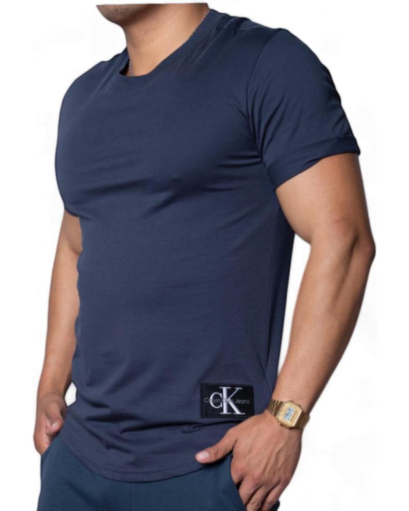 CALVIN KLEIN CAMISETA MARINO CON INSIGNIA CK