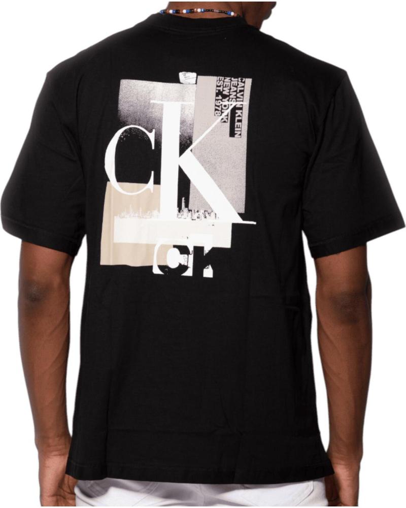CAMISETA OVERSIZE CALVIN KLEIN CON LOGO TRASERO NEGRA