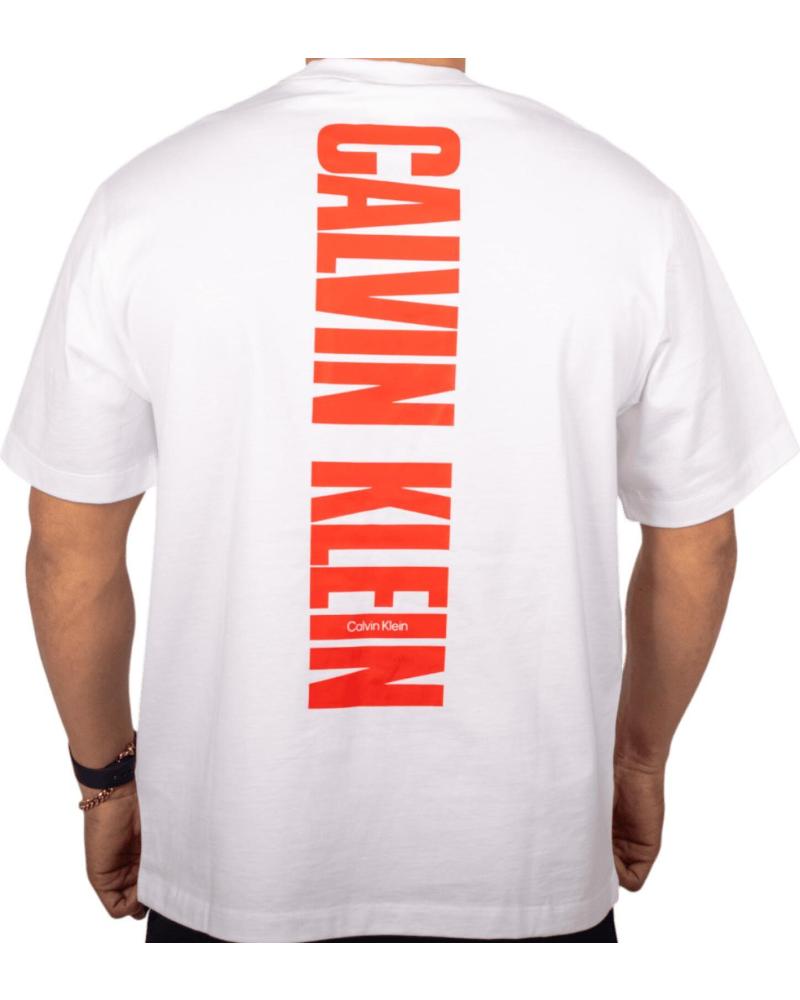 CAMISETA CALVIN KLEIN DE PUNTO PESADO BLANCA