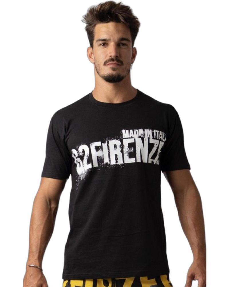 CAMISETA SLIM BASIC SPRAY NEGRA G2 FIRENZE