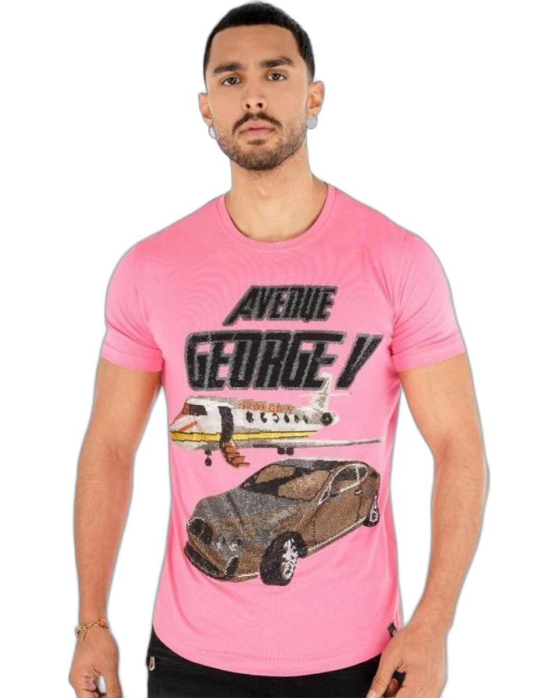 CAMISETA GEORGE V PARIS AVENUE ROSA