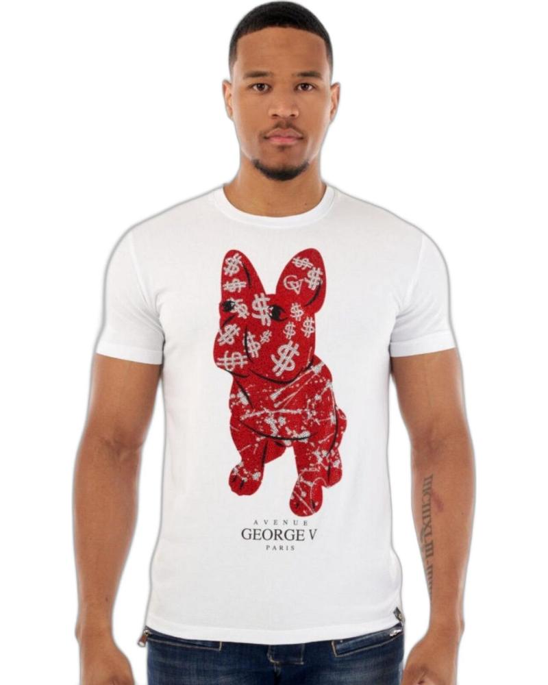 GEORGE V PARIS CAMISETA BULLDOG GV BLANCA