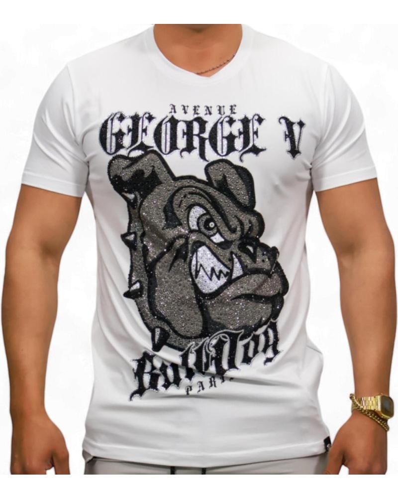 GEORGE V PARIS CAMISETA CARTOON BLANCA