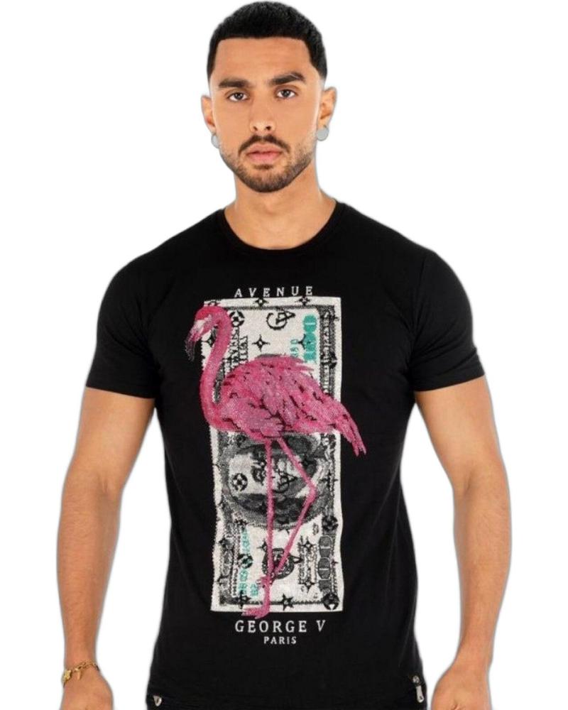 CAMISETA GEORGE V PARIS DOLLAR FLAMENCO NEGRA