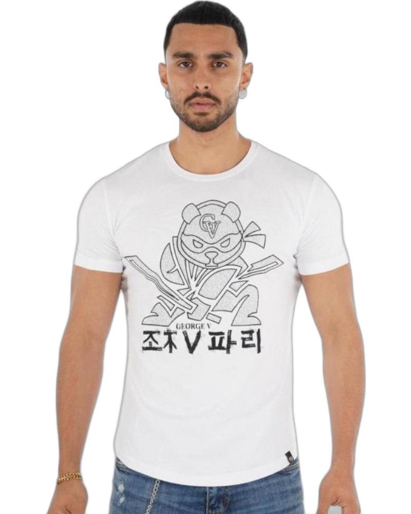 CAMISETA GEORGE V PARIS OSO NINJA SUPERHERO BLANCO