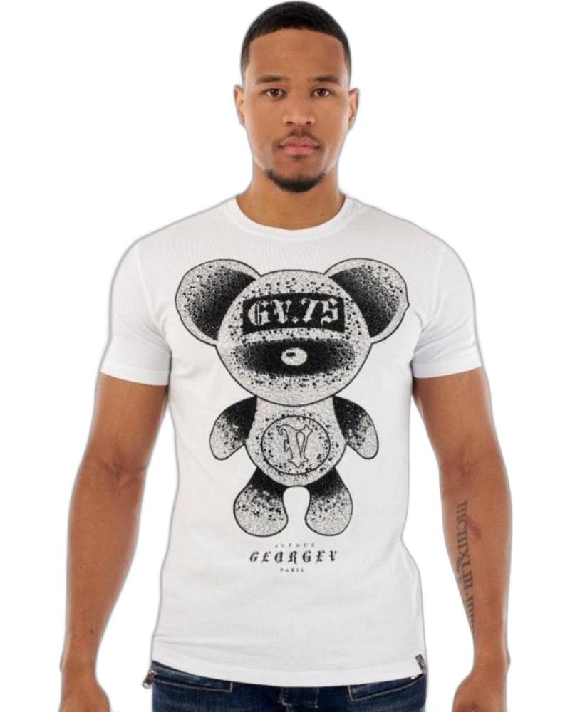 GEORGE V PARIS CAMISETA DISEÑO OSO TEDDY SPACE - BLANCO