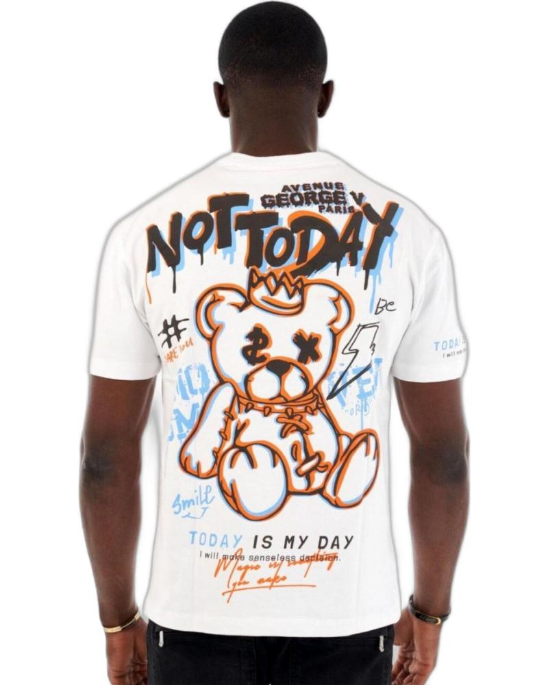 CAMISETA OVERSIZE GEORGE V PARIS NOT TODAY BLANCA
