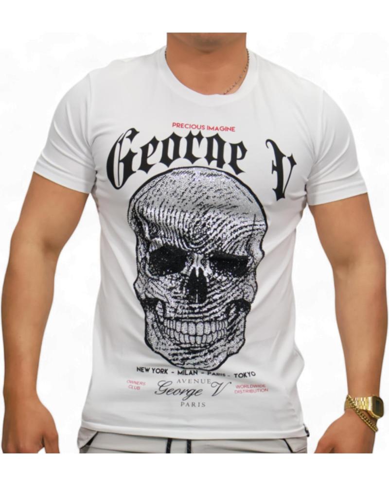 GEORGE V PARIS CAMISETA SHINY SKULL BLANCA