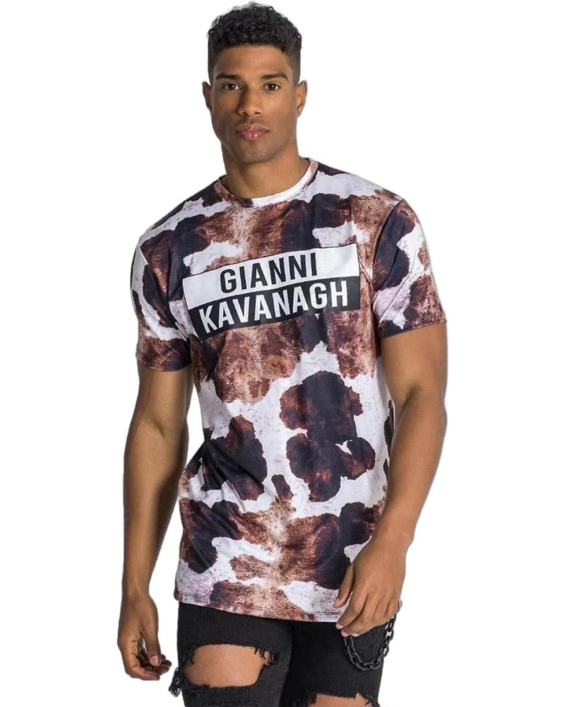 CAMISETA ESTAMPADA GIANNI KAVANAGH ACANALADA