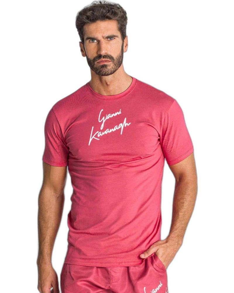 GIANNI KAVANAGH CAMISETA AJUSTADA SIGNATURE ROSA