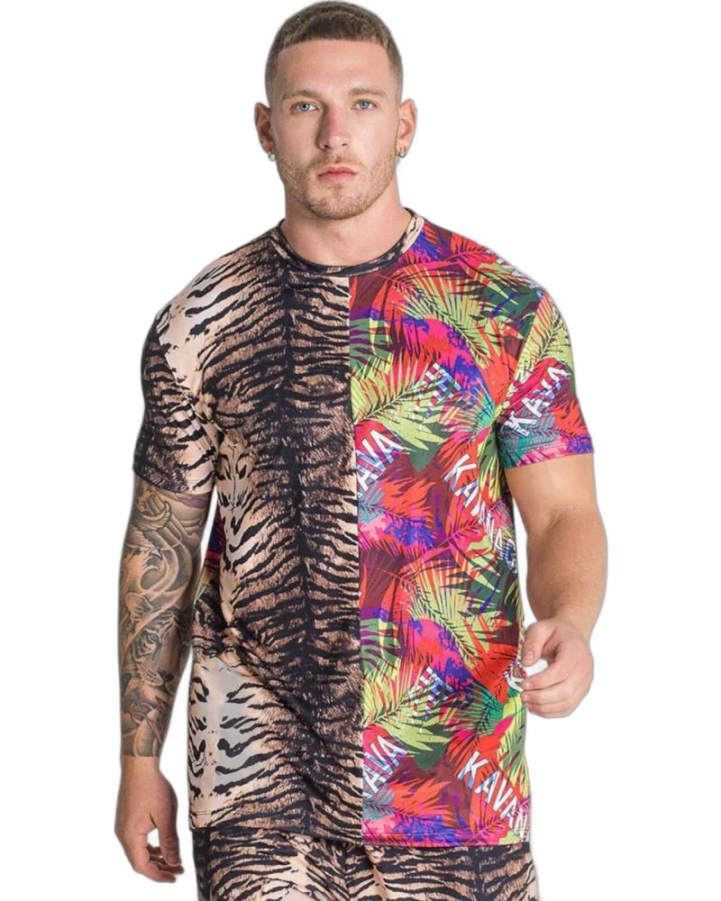 CAMISETA GIANNI KAVANAGH ESTAMPADO AMAZONIA MULTICOLOR