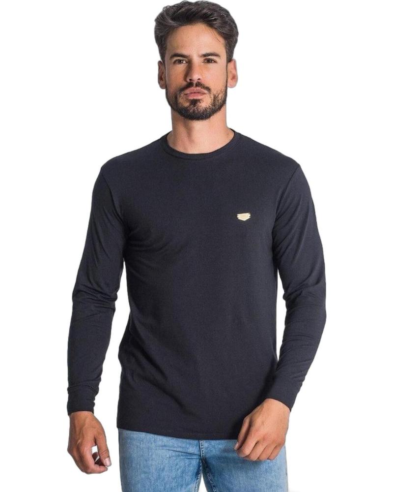 GIANNI KAVANAGH CAMISETA MANGA LARGA MEDALLA NEGRA