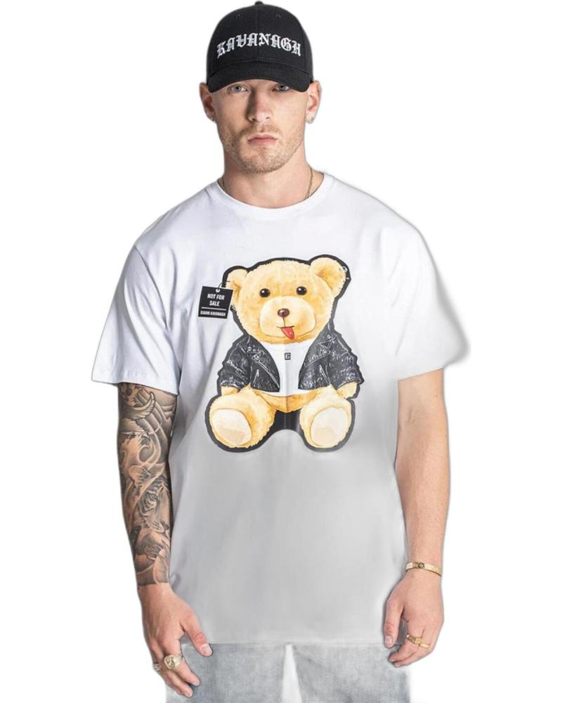 GIANNI KAVANAGH CAMISETA 'NOSTALGIC BEAR' BLANCA PARA HOMBRE