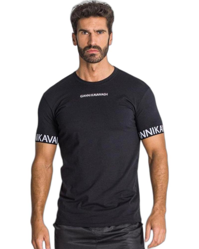 GIANNI KAVANAGH CAMISETA OVERSIZE 'BASIC' NEGRA PARA HOMBRE