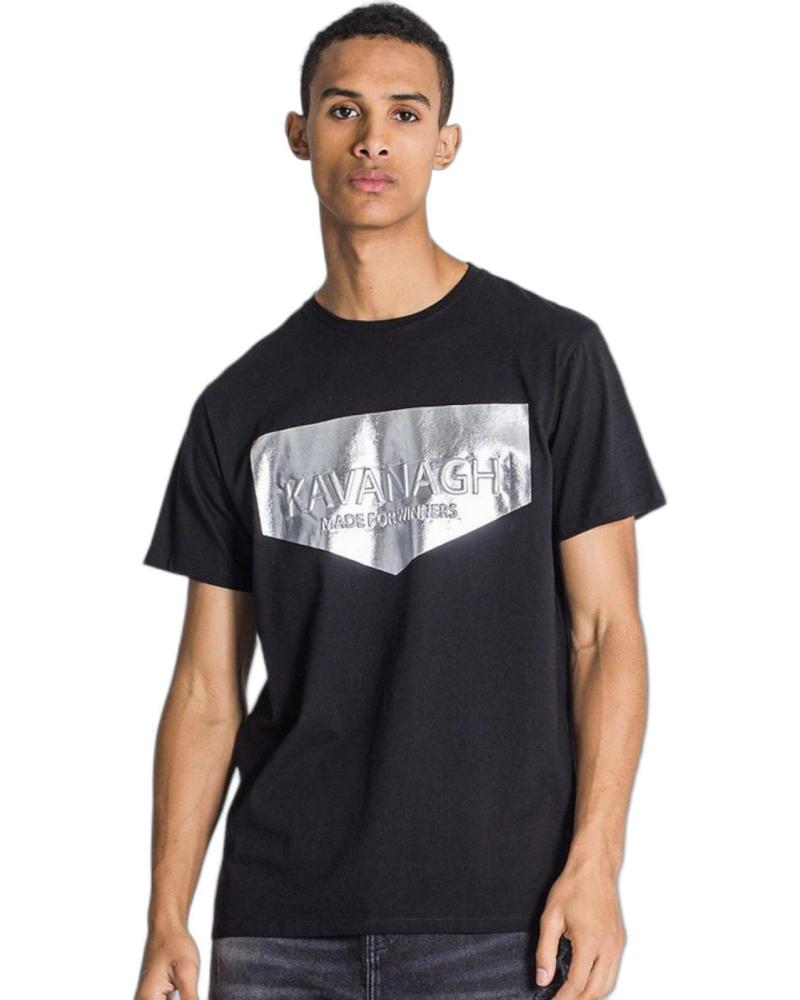 CAMISETA OVERSIZE GIANNI KAVANAGH LOTUS NEGRA