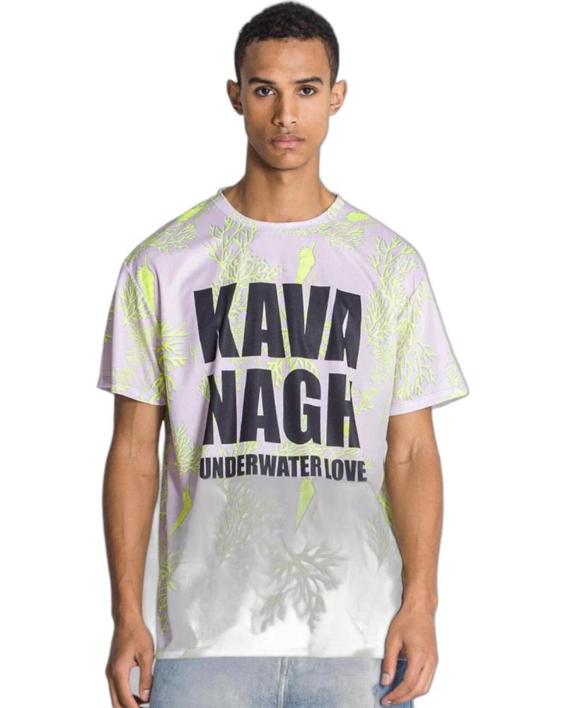 CAMISETA OVERSIZE CON LAVANDA BLANCA GIANNI KAVANAGH