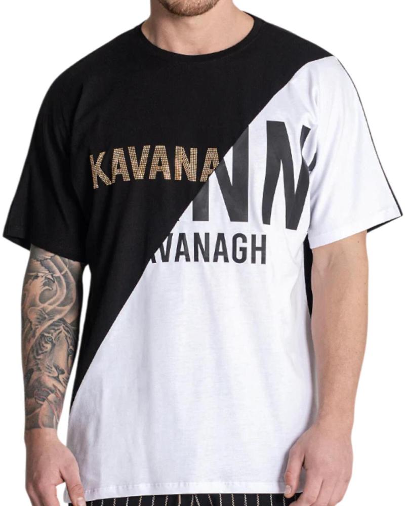 CAMISETA GIANNI KAVANAGH PRECIOUS BICOLOR NEGRO-BLANCO