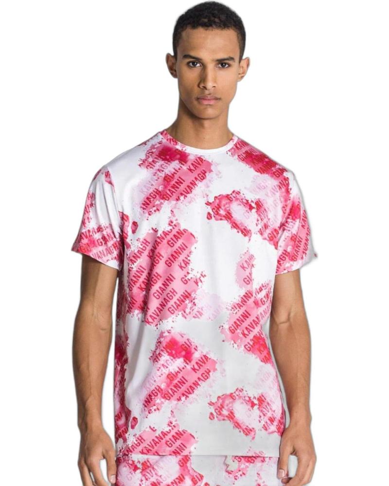 CAMISETA GIANNI KAVANAGH SOMBREADO ROSA LOTUS BLANCA