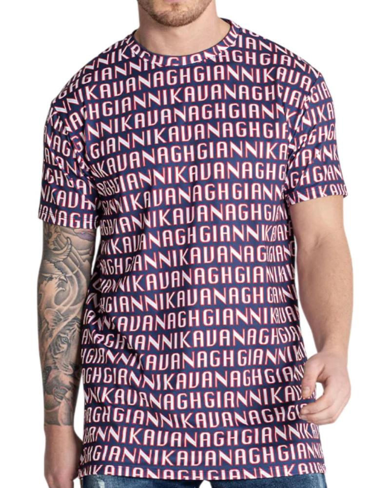 CAMISETA ESTAMPADO TAG ROJA GIANNI KAVANAGH
