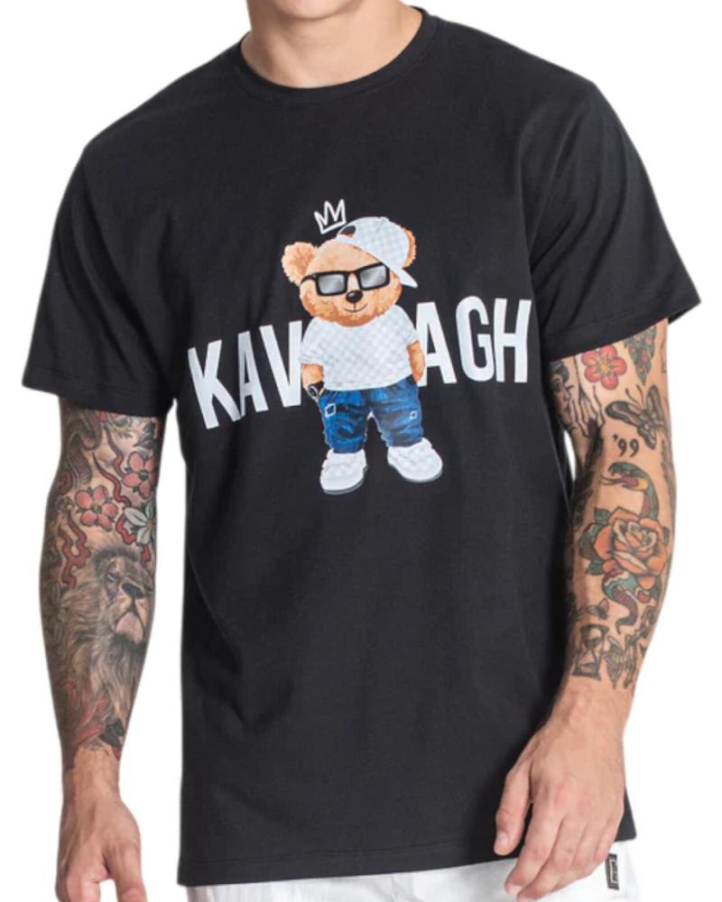 CAMISETA GIANNI KAVANAGH THE BEAR LOGO STREET NEGRA