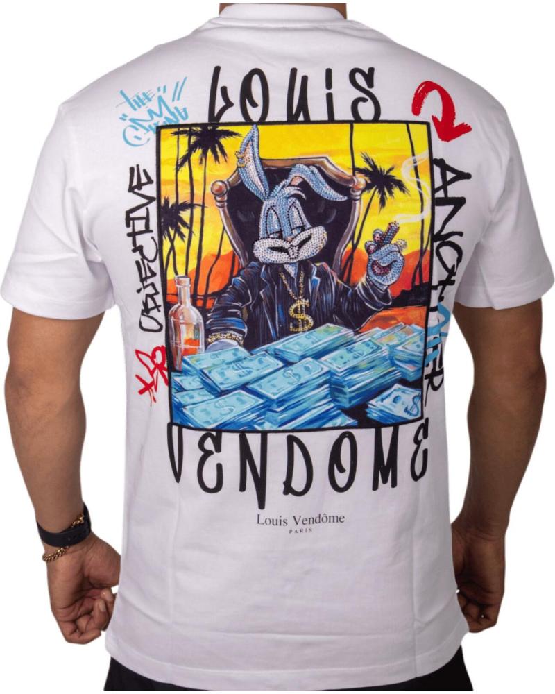 LOUIS VENDOME PARIS CAMISETA EDICIÓN LIMITADA BUNNY BLANCO